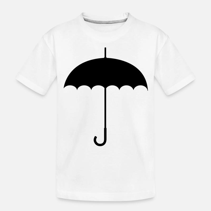 Stockschirm - Kinder Premium Bio T-Shirt - Weiß