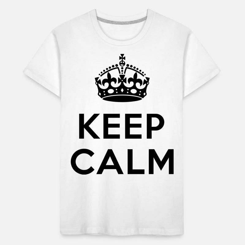 Keep calm Your Text T-shirt bio Premium Enfant