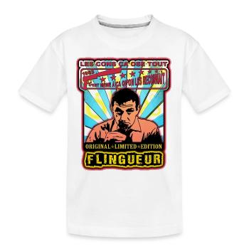 les cons ça ose tout lino ventura - T-shirt bio Premium Enfant - blanc - Devant