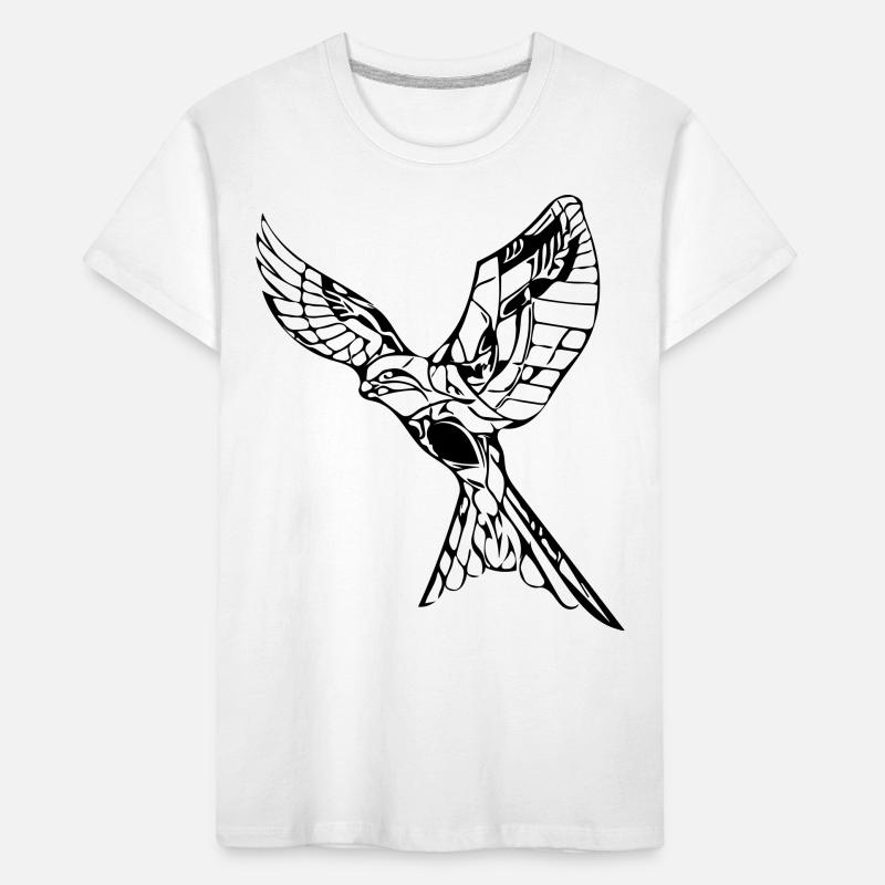 Elegant flying hawk Kids' Premium Organic T-Shirt