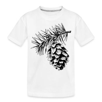 Kegel - Kinder Premium Bio T-Shirt - Weiß - Vorne