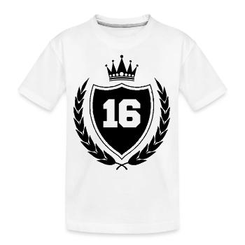 armoiries 16 - T-shirt bio Premium Enfant - blanc - Devant