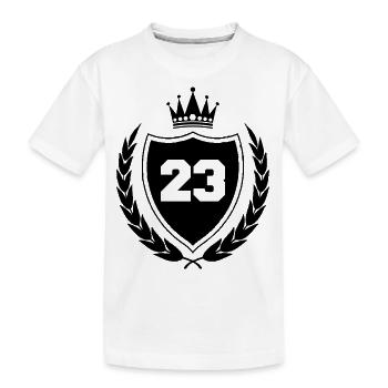 armoiries 23 - T-shirt bio Premium Enfant - blanc - Devant