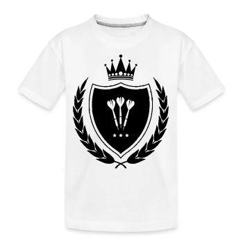 Armoiries Dart - T-shirt bio Premium Enfant - blanc - Devant