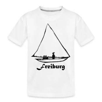 Voilier à Fribourg à Ernst Ludwig Kirchner - T-shirt bio Premium Enfant - blanc - Devant