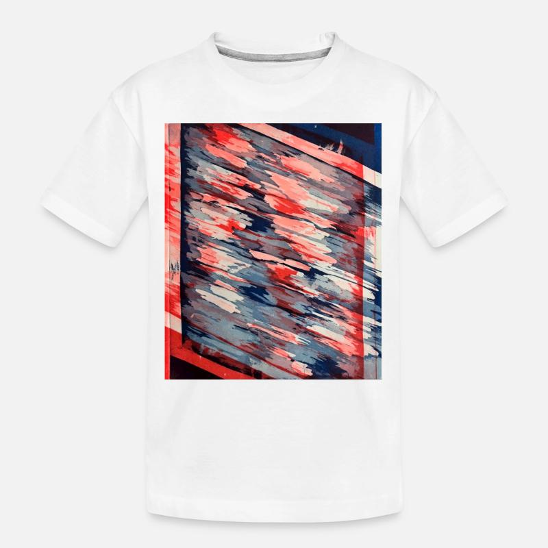 Art abstrait - T-shirt bio Premium Enfant - blanc