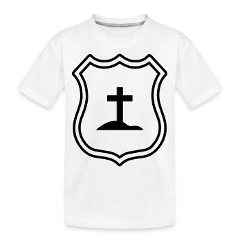 Armoiries croisées - T-shirt bio Premium Enfant - blanc - Devant