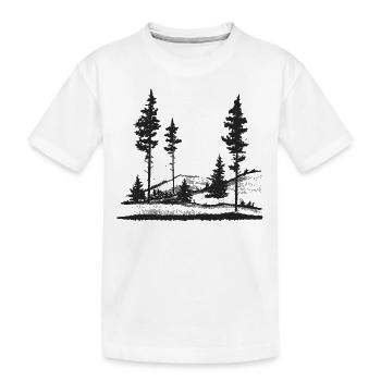 Notre planète est incroyable. - T-shirt bio Premium Enfant - blanc - Devant