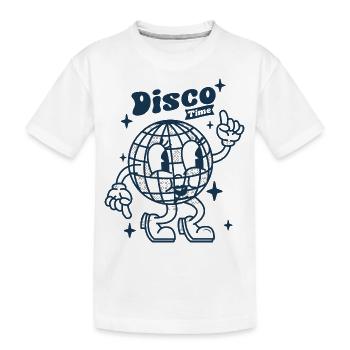 Temps discothèque - T-shirt bio Premium Enfant - blanc - Devant