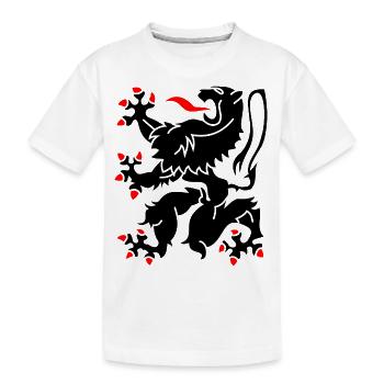 Lion (Flandre orientale) - T-shirt bio Premium Enfant - blanc - Devant