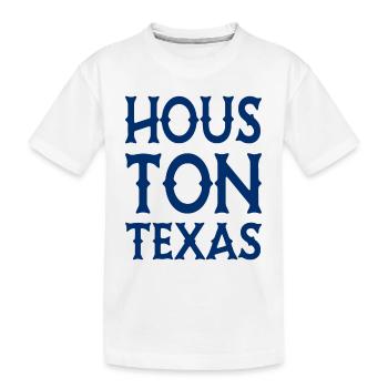 Dallas - Texas - États-Unis d’Amérique - États-Unis - T-shirt bio Premium Enfant - blanc - Devant