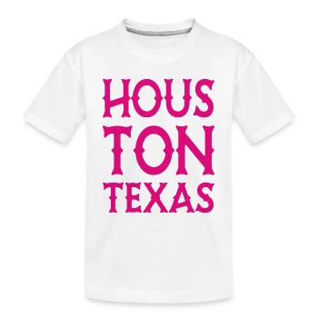 Dallas - Texas - États-Unis d’Amérique - États-Unis - T-shirt bio Premium Enfant - blanc - Devant