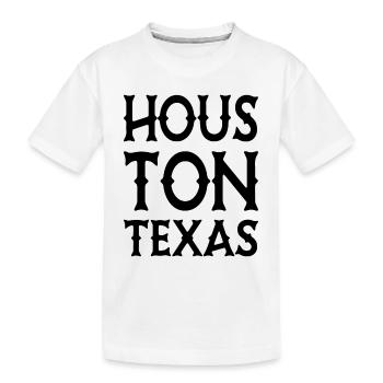 Dallas - Texas - États-Unis d’Amérique - États-Unis - T-shirt bio Premium Enfant - blanc - Devant