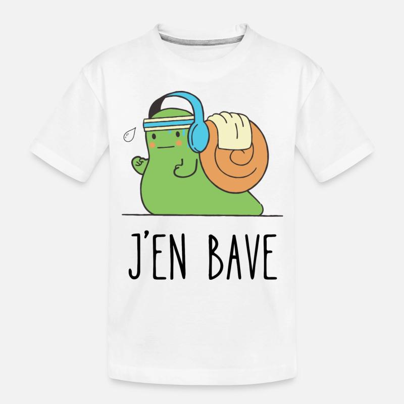 j'en bave - T-shirt bio Premium Enfant - blanc