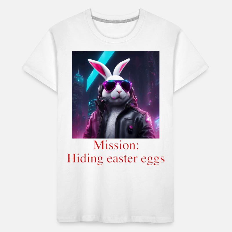 Lapin de Pâques T-shirt bio Premium Enfant