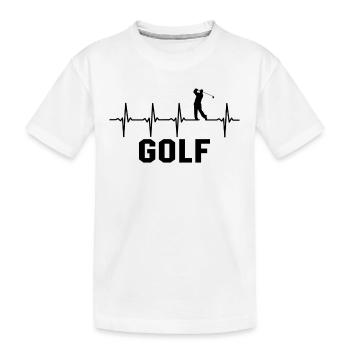 Golfeurs - T-shirt bio Premium Enfant - blanc - Devant