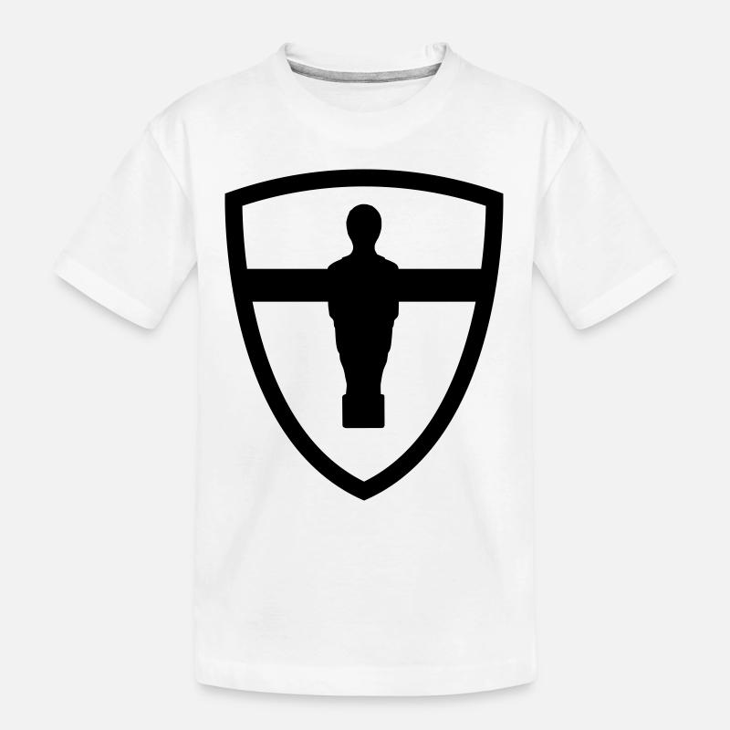 Kicker Wappen - Kickershirt - Kinder Premium Bio T-Shirt - Weiß