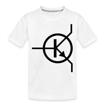Transistor - T-shirt bio Premium Enfant - blanc - Devant