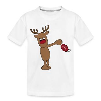 Funny gifts for Christmas in Corona times - Kids' Premium Organic T-Shirt - white - Front