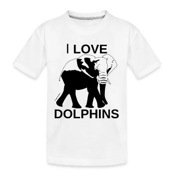 Aimez les animaux - T-shirt bio Premium Enfant - blanc - Devant