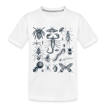 Passionné d’insectes, insectes, spécimen d’insectes - T-shirt bio Premium Enfant - blanc - Devant