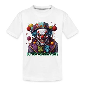 Clown / Circus / Carnival / Carnival / Playful - Kids' Premium Organic T-Shirt - white - Front