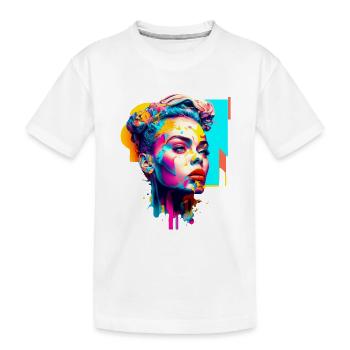 Pop art - T-shirt bio Premium Enfant - blanc - Devant