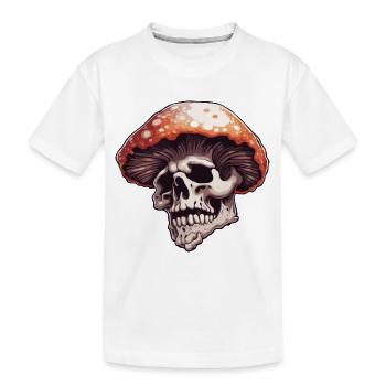 Champignon / Champignon / Prairie / Forêt / Goa / Psy - T-shirt bio Premium Enfant - blanc - Devant