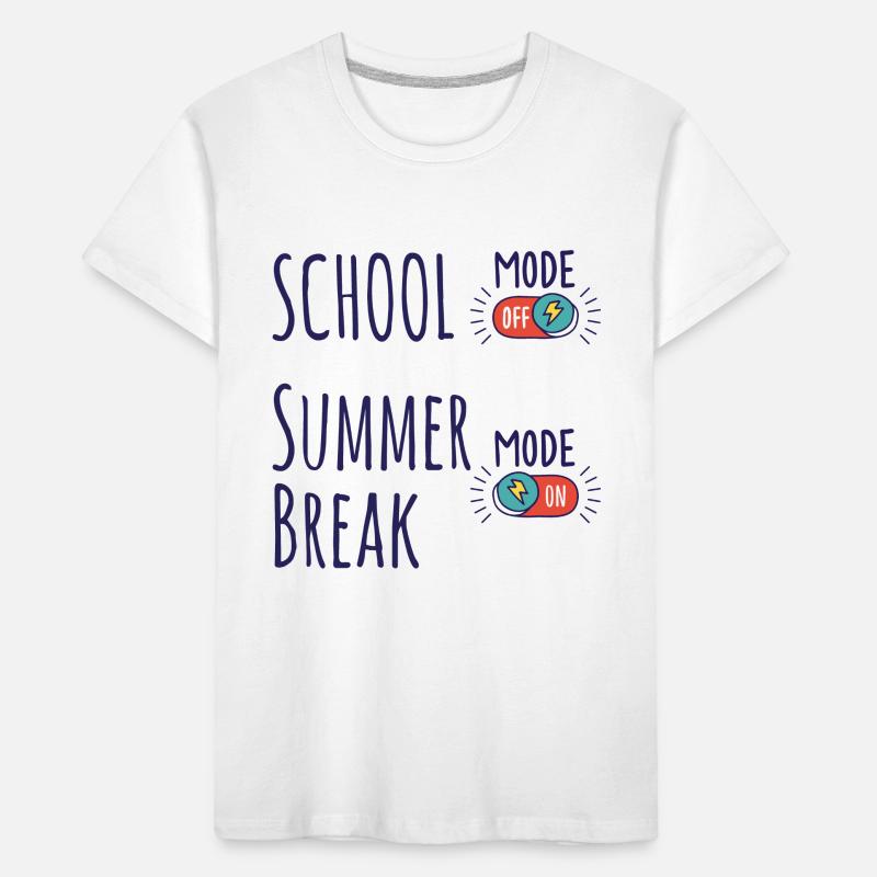 Mode école désactivé, mode vacances d’été activé T-shirt bio Premium Enfant