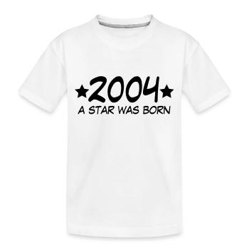 2004 a star was born (fr) - T-shirt bio Premium Enfant - blanc - Devant