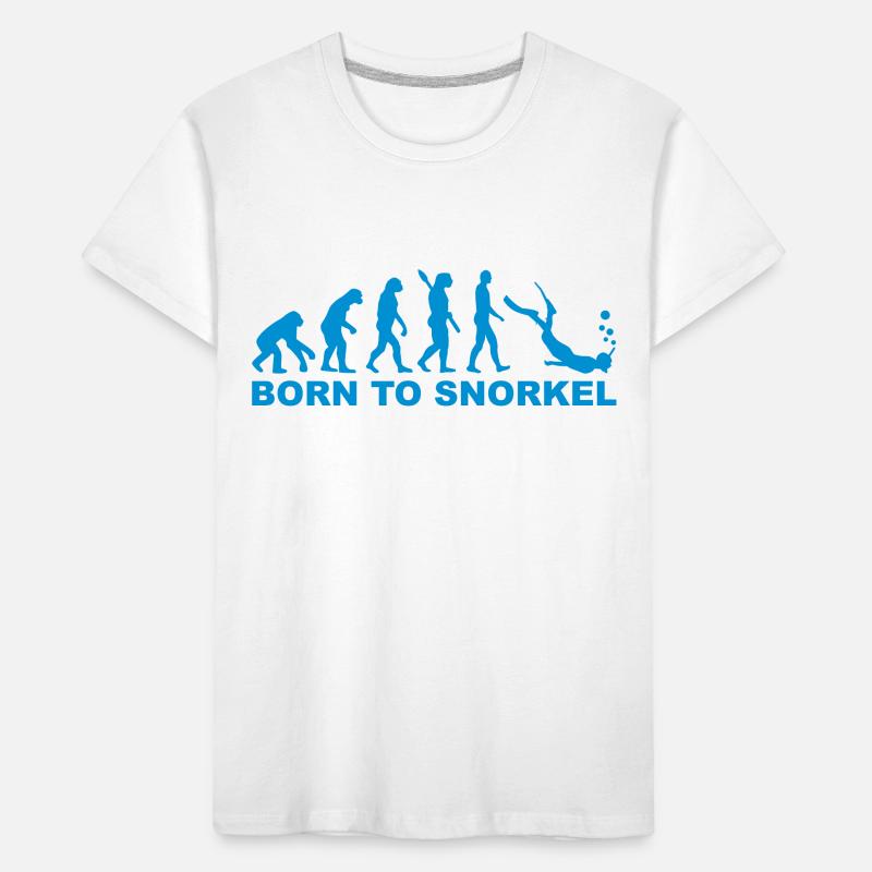 Evolution Snorkeling Kids' Premium Organic T-Shirt