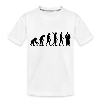 Évolution Juge - T-shirt bio Premium Enfant - blanc - Devant