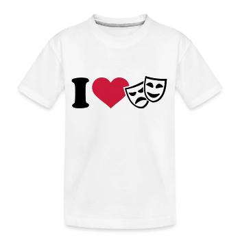 Theater - Kinder Premium Bio T-Shirt - Weiß - Vorne