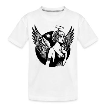 Ange Ange Gardien - T-shirt bio Premium Enfant - blanc - Devant