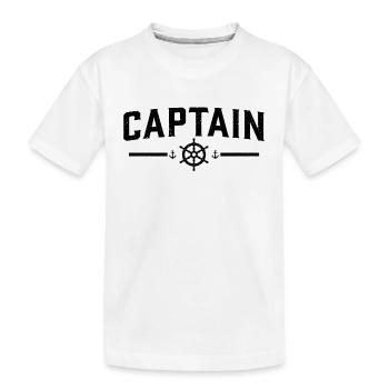 Capitaine - T-shirt bio Premium Enfant - blanc - Devant