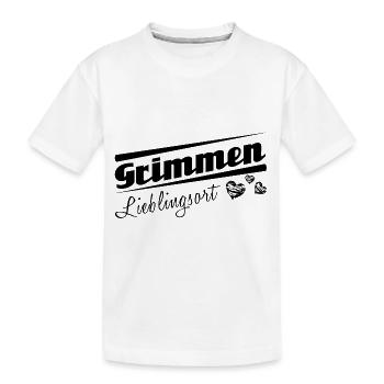Grimmen - Lieblingsort mit Stadtnamen - Kinder Premium Bio T-Shirt - Weiß - Vorne