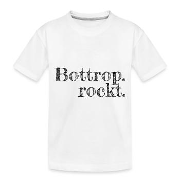 Bottrop - Textdesign mit Stadtnamen - Kinder Premium Bio T-Shirt - Weiß - Vorne