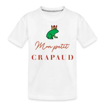 MEINE KLEINE KRÖTE - Kinder Premium Bio T-Shirt - Weiß - Vorne
