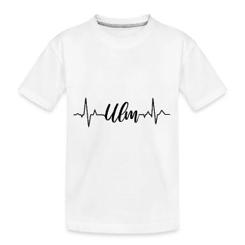ECG Ulm - Kids' Premium Organic T-Shirt - white - Front