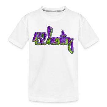 432hertz - T-shirt bio Premium Enfant - blanc - Devant