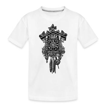 Coucou Dessin Tatouage cadeau - T-shirt bio Premium Enfant - blanc - Devant