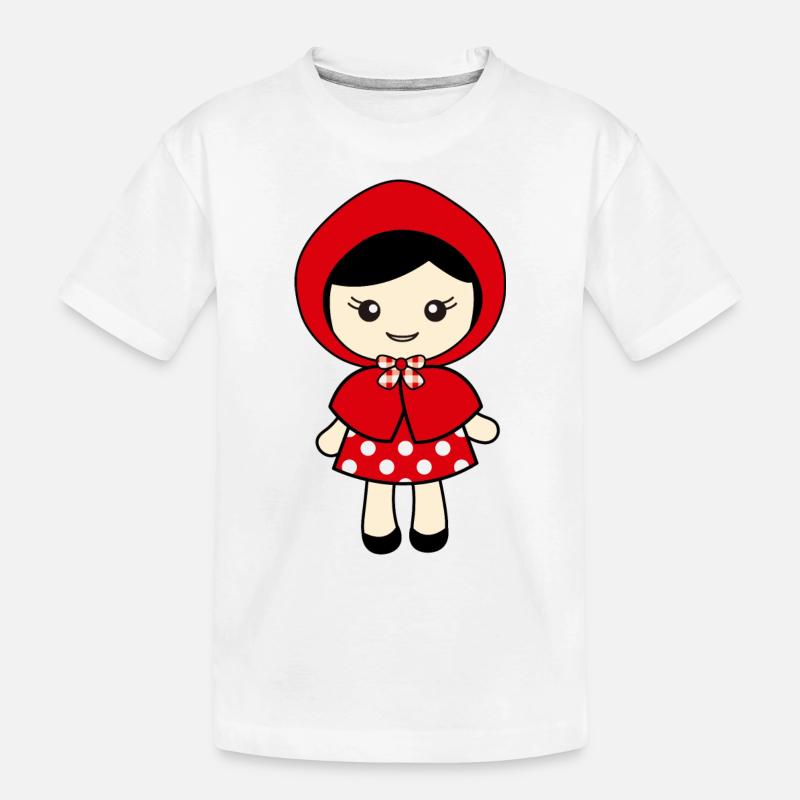 Rotkaeppchen - Kinder Premium Bio T-Shirt - Weiß