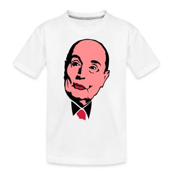 francois mitterrand president leader - T-shirt bio Premium Enfant - blanc - Devant