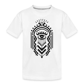 Ornament - Kids' Premium Organic T-Shirt - white - Front