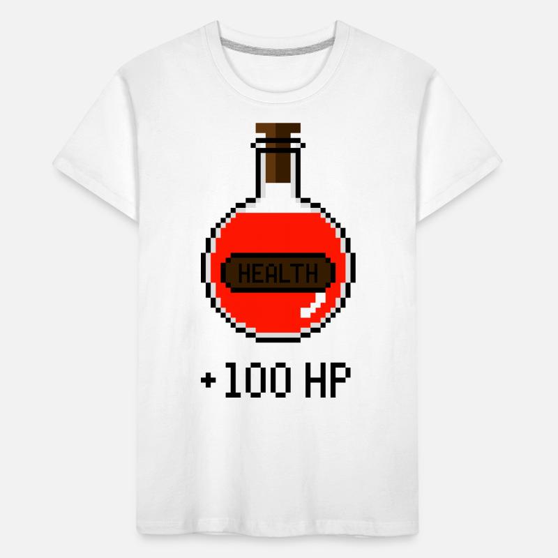 Potion de santé Rétro Pixel Art 8 bits T-shirt bio Premium Enfant