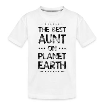 Beste Tante Spruch - Kinder Premium Bio T-Shirt - Weiß - Vorne