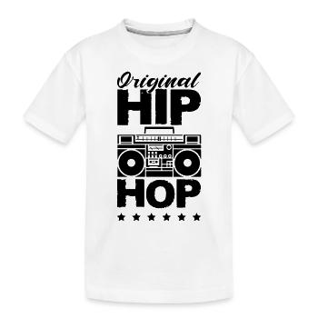 Hip Hop original 01 - T-shirt bio Premium Enfant - blanc - Devant