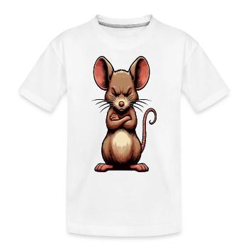 Rat, rat, propriétaire de rats, amoureux des rats, - T-shirt bio Premium Enfant - blanc - Devant