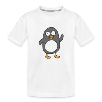 manchot - T-shirt bio Premium Enfant - blanc - Devant