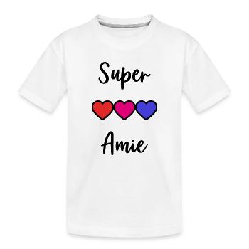 SUPER AMIE - T-shirt bio Premium Enfant - blanc - Devant
